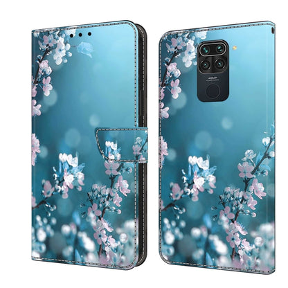 Crystal 3D Shockproof Protective Leather Phone Case, For Xiaomi Redmi Note 9