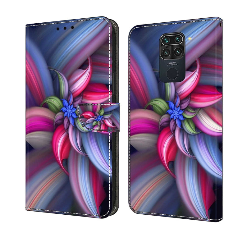 Crystal 3D Shockproof Protective Leather Phone Case, For Xiaomi Redmi Note 9