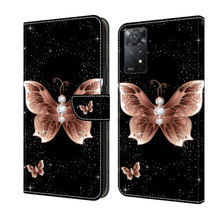 Crystal 3D Shockproof Protective Leather Phone Case, For Xiaomi Redmi Note 11 Pro 5G / 4G Global