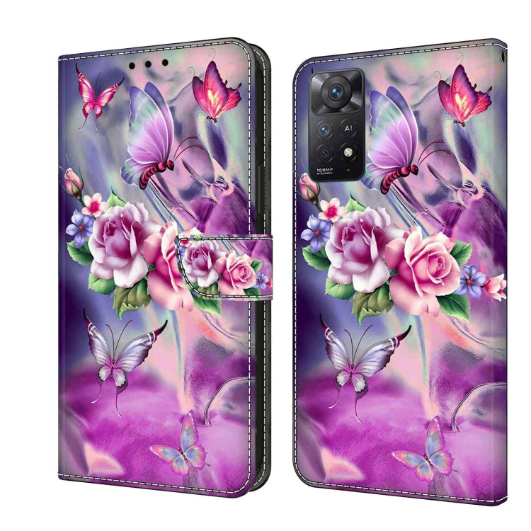 Crystal 3D Shockproof Protective Leather Phone Case, For Xiaomi Redmi Note 11 Pro 5G / 4G Global