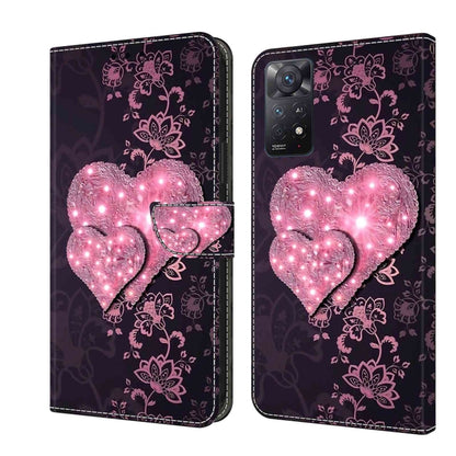 Crystal 3D Shockproof Protective Leather Phone Case, For Xiaomi Redmi Note 11 Pro 5G / 4G Global