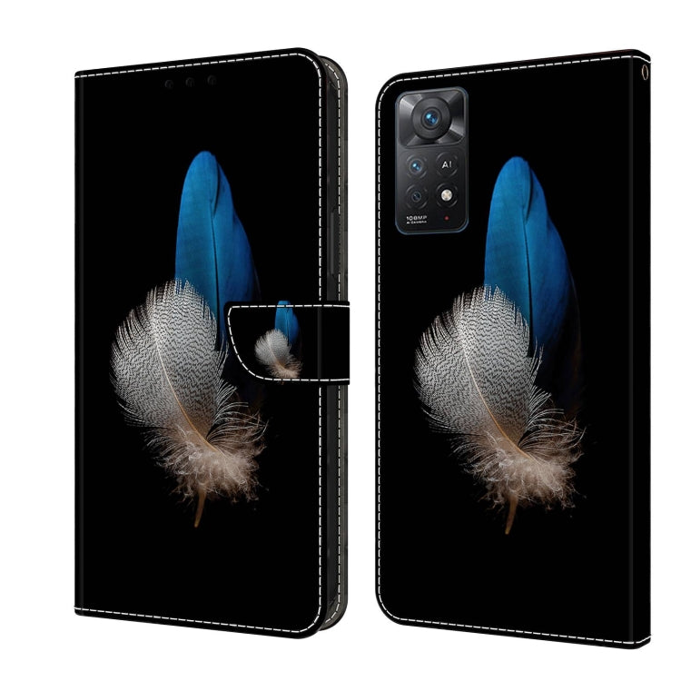 Crystal 3D Shockproof Protective Leather Phone Case, For Xiaomi Redmi Note 11 Pro 5G / 4G Global