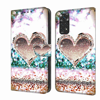 Crystal 3D Shockproof Protective Leather Phone Case, For Xiaomi Redmi Note 11 Global