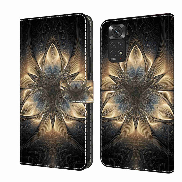 Crystal 3D Shockproof Protective Leather Phone Case, For Xiaomi Redmi Note 11 Global