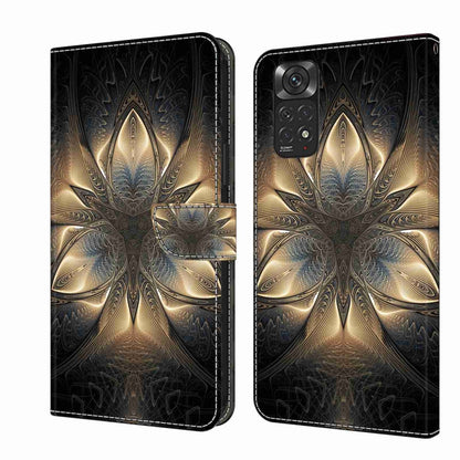 Crystal 3D Shockproof Protective Leather Phone Case, For Xiaomi Redmi Note 11 Global