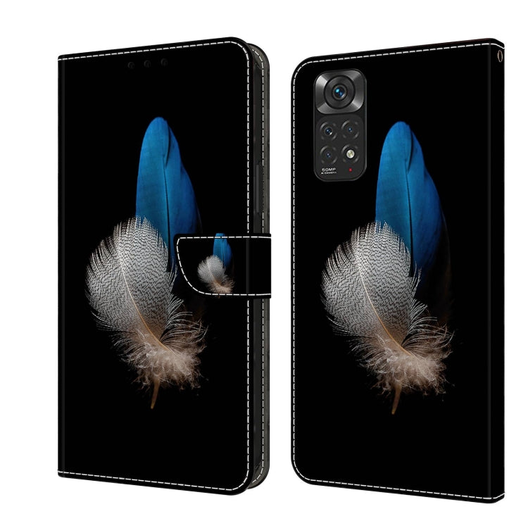Crystal 3D Shockproof Protective Leather Phone Case, For Xiaomi Redmi Note 11 Global