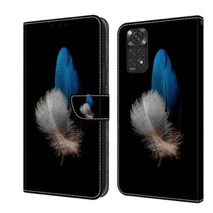 Crystal 3D Shockproof Protective Leather Phone Case, For Xiaomi Redmi Note 11 Global