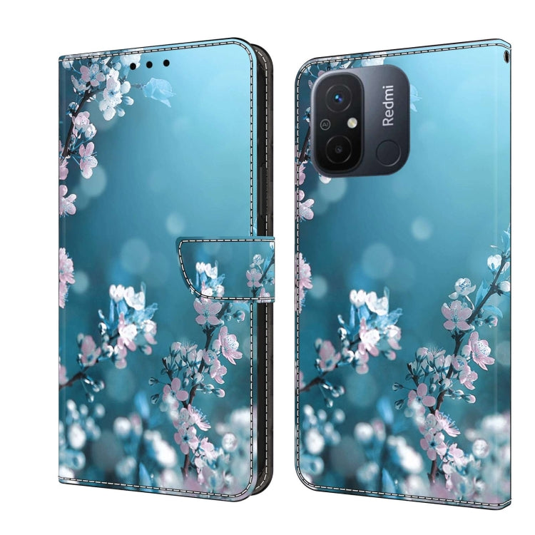 Crystal 3D Shockproof Protective Leather Phone Case, For Xiaomi Redmi 11A 4G / Redmi 12C Global