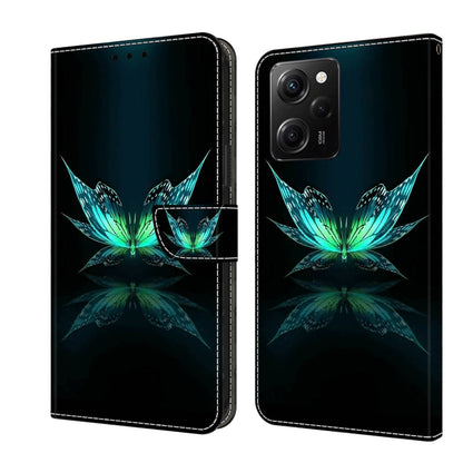 Crystal 3D Shockproof Protective Leather Phone Case, For Xiaomi Redmi Note 12 Pro Global