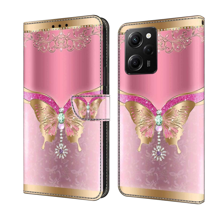 Crystal 3D Shockproof Protective Leather Phone Case, For Xiaomi Redmi Note 12 Pro Global