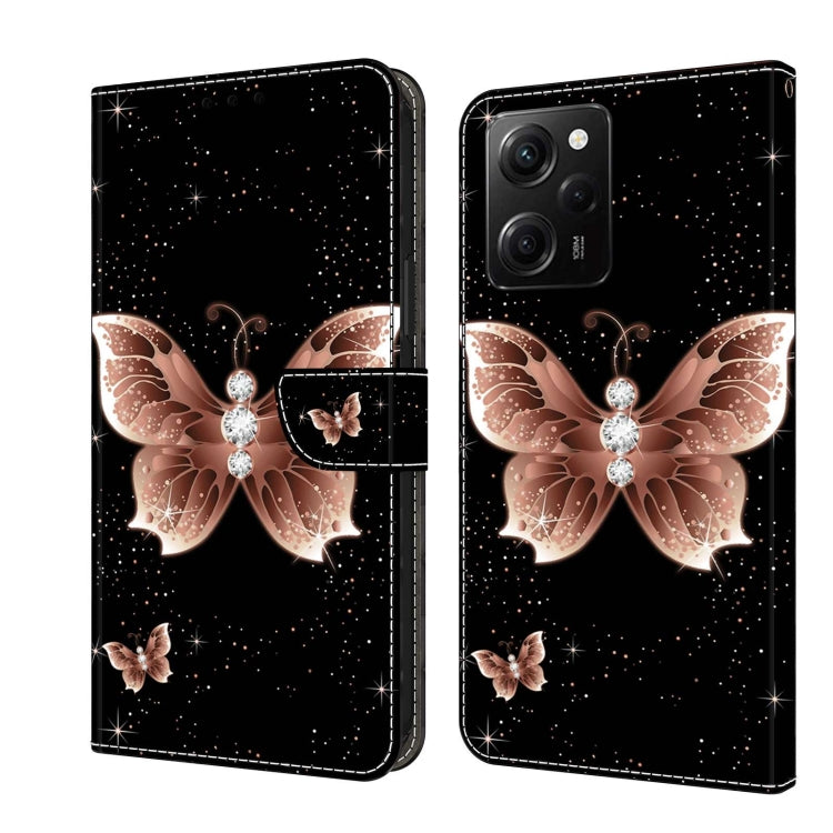Crystal 3D Shockproof Protective Leather Phone Case, For Xiaomi Redmi Note 12 Pro Global