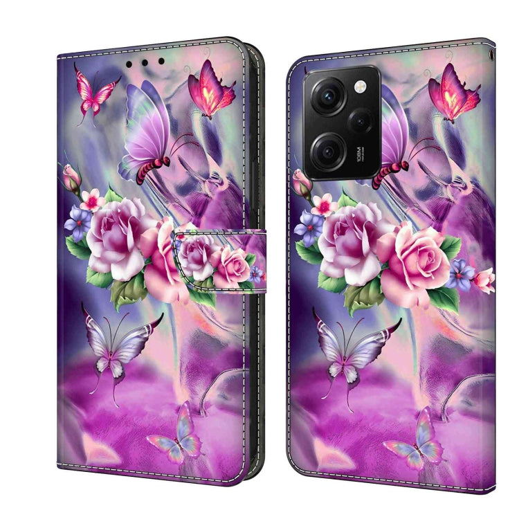 Crystal 3D Shockproof Protective Leather Phone Case, For Xiaomi Redmi Note 12 Pro Global