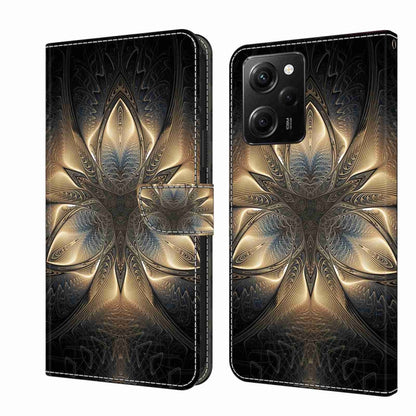 Crystal 3D Shockproof Protective Leather Phone Case, For Xiaomi Redmi Note 12 Pro Global