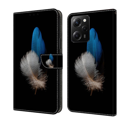 Crystal 3D Shockproof Protective Leather Phone Case, For Xiaomi Redmi Note 12 Pro Global