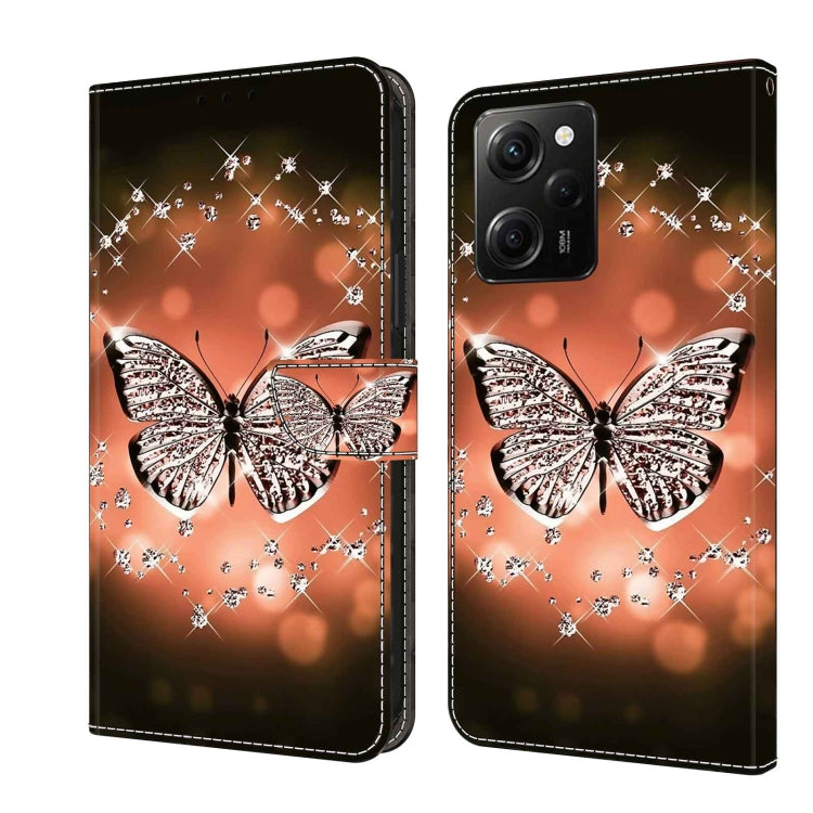 Crystal 3D Shockproof Protective Leather Phone Case, For Xiaomi Redmi Note 12 Pro Global