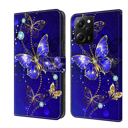 Crystal 3D Shockproof Protective Leather Phone Case, For Xiaomi Redmi Note 12 Pro Global