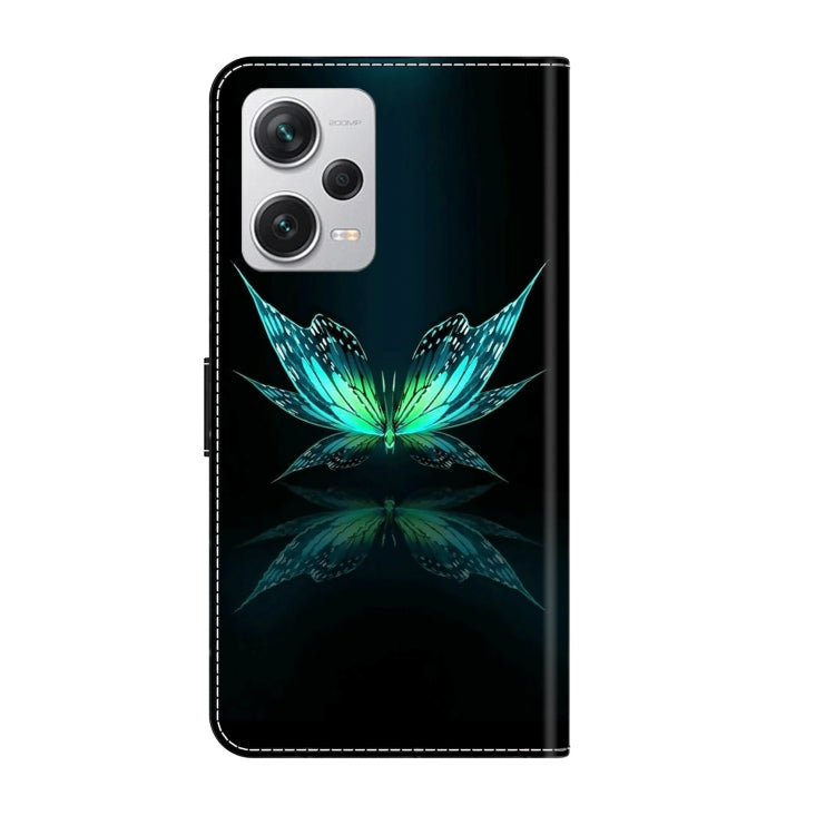 Crystal 3D Shockproof Protective Leather Phone Case, For Xiaomi Redmi Note 12 Pro+