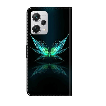 Crystal 3D Shockproof Protective Leather Phone Case, For Xiaomi Redmi Note 12 Pro+