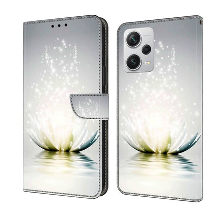 Crystal 3D Shockproof Protective Leather Phone Case, For Xiaomi Redmi Note 12 Pro+