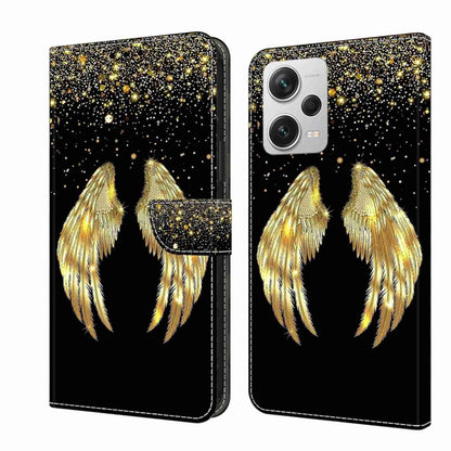 Crystal 3D Shockproof Protective Leather Phone Case, For Xiaomi Redmi Note 12 Pro+