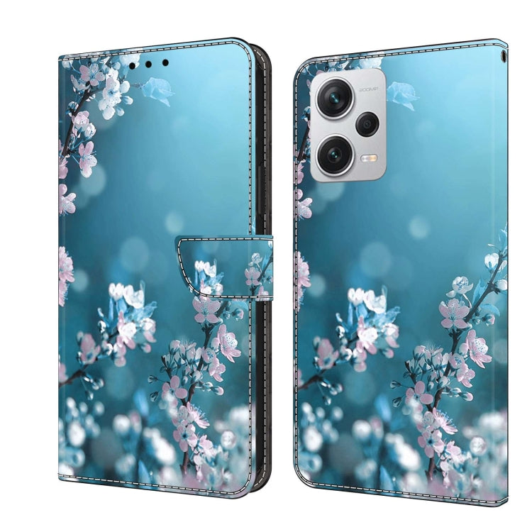 Crystal 3D Shockproof Protective Leather Phone Case, For Xiaomi Redmi Note 12 Pro+