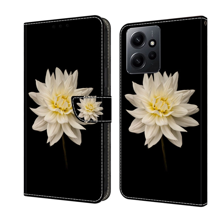 Crystal 3D Shockproof Protective Leather Phone Case, For Xiaomi Redmi Note 12 4G
