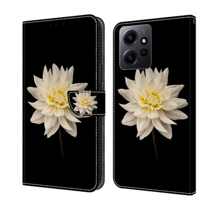 Crystal 3D Shockproof Protective Leather Phone Case, For Xiaomi Redmi Note 12 4G