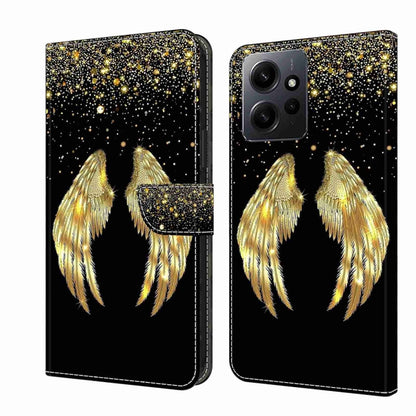 Crystal 3D Shockproof Protective Leather Phone Case, For Xiaomi Redmi Note 12 4G