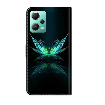 Crystal 3D Shockproof Protective Leather Phone Case, For Xiaomi Redmi Note 12 5G Global / Poco X5