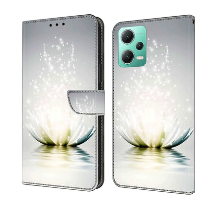 Crystal 3D Shockproof Protective Leather Phone Case, For Xiaomi Redmi Note 12 5G Global / Poco X5