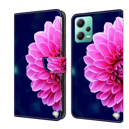 Crystal 3D Shockproof Protective Leather Phone Case, For Xiaomi Redmi Note 12 5G Global / Poco X5