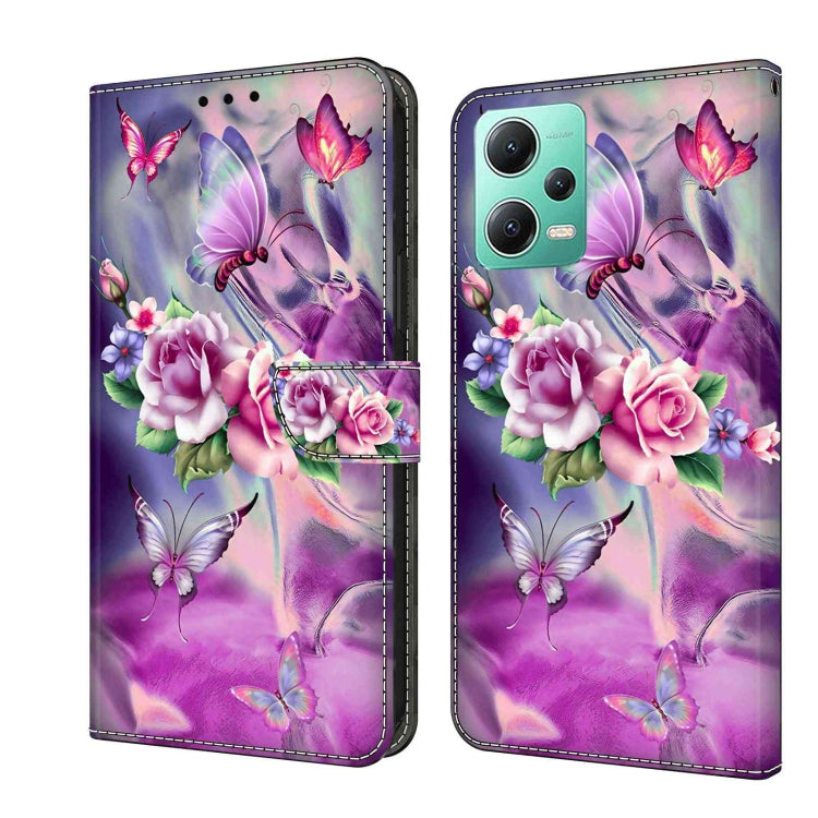 Crystal 3D Shockproof Protective Leather Phone Case, For Xiaomi Redmi Note 12 5G Global / Poco X5