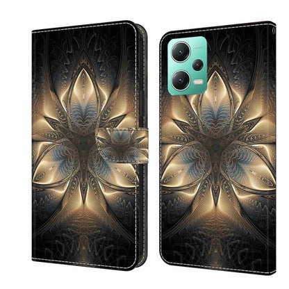 Crystal 3D Shockproof Protective Leather Phone Case, For Xiaomi Redmi Note 12 5G Global / Poco X5