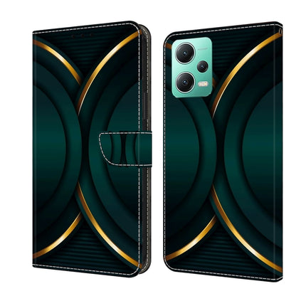 Crystal 3D Shockproof Protective Leather Phone Case, For Xiaomi Redmi Note 12 5G Global / Poco X5