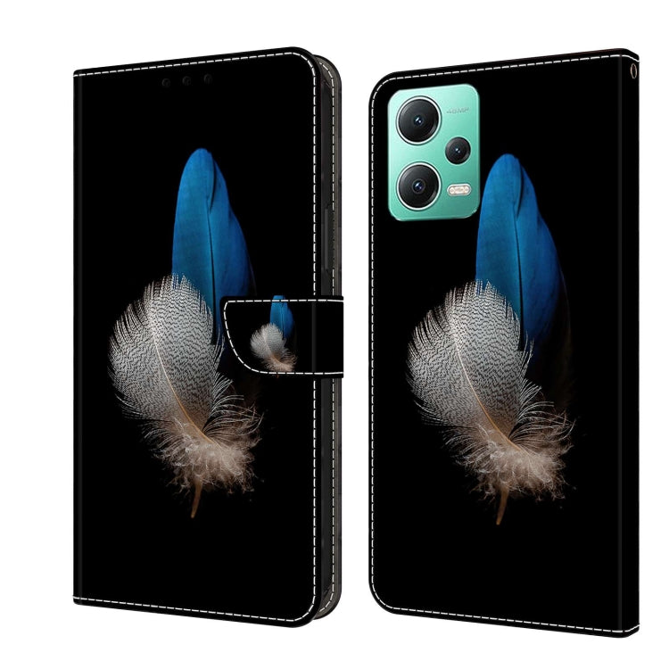 Crystal 3D Shockproof Protective Leather Phone Case, For Xiaomi Redmi Note 12 5G Global / Poco X5