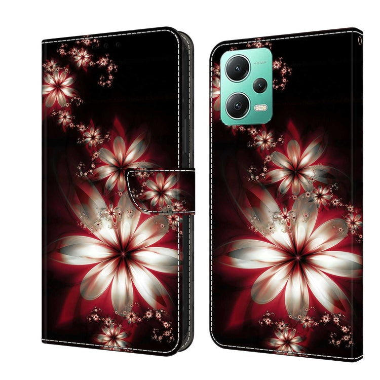 Crystal 3D Shockproof Protective Leather Phone Case, For Xiaomi Redmi Note 12 5G Global / Poco X5