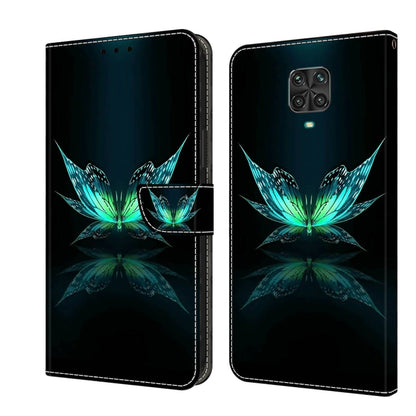Crystal 3D Shockproof Protective Leather Phone Case, For Xiaomi Redmi Note 9 Pro