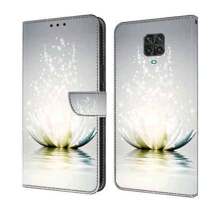 Crystal 3D Shockproof Protective Leather Phone Case, For Xiaomi Redmi Note 9 Pro