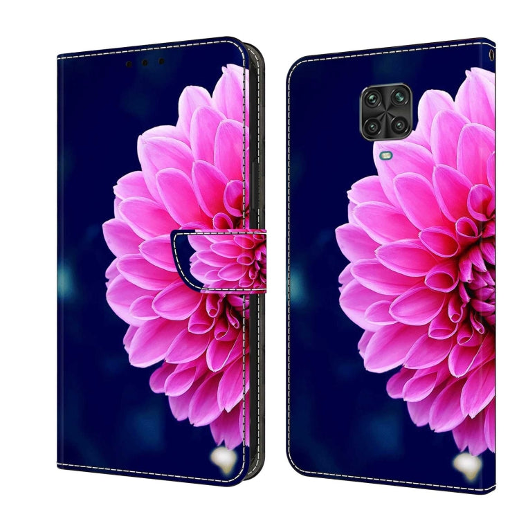 Crystal 3D Shockproof Protective Leather Phone Case, For Xiaomi Redmi Note 9 Pro