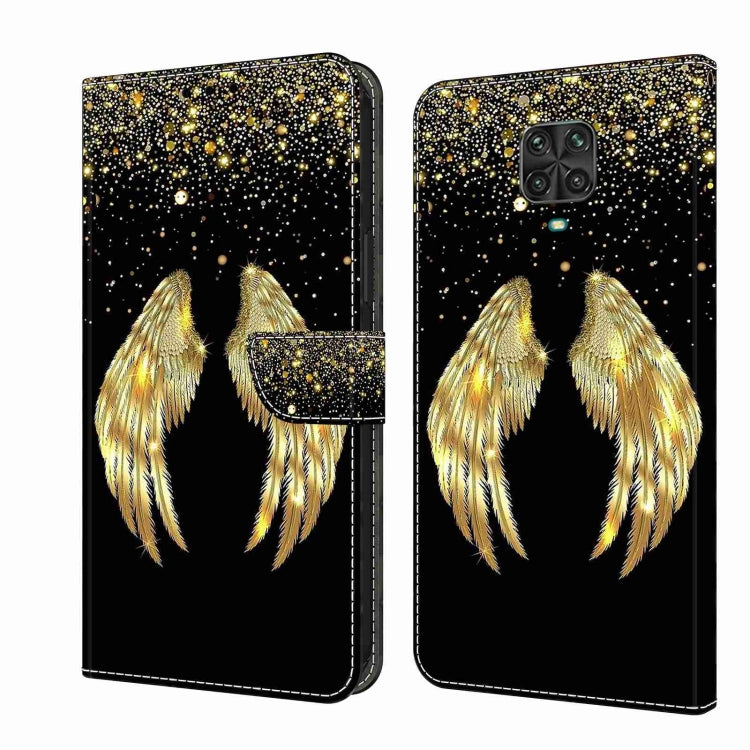 Crystal 3D Shockproof Protective Leather Phone Case, For Xiaomi Redmi Note 9 Pro