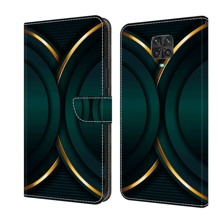 Crystal 3D Shockproof Protective Leather Phone Case, For Xiaomi Redmi Note 9 Pro