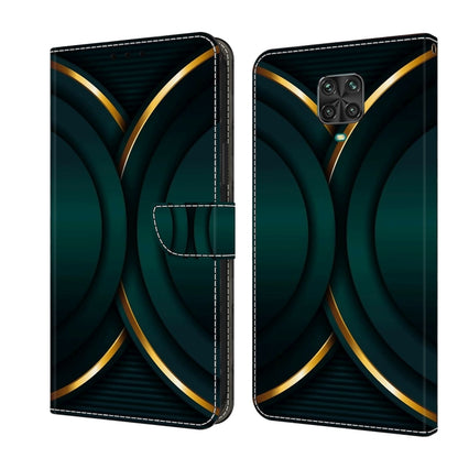 Crystal 3D Shockproof Protective Leather Phone Case, For Xiaomi Redmi Note 9 Pro