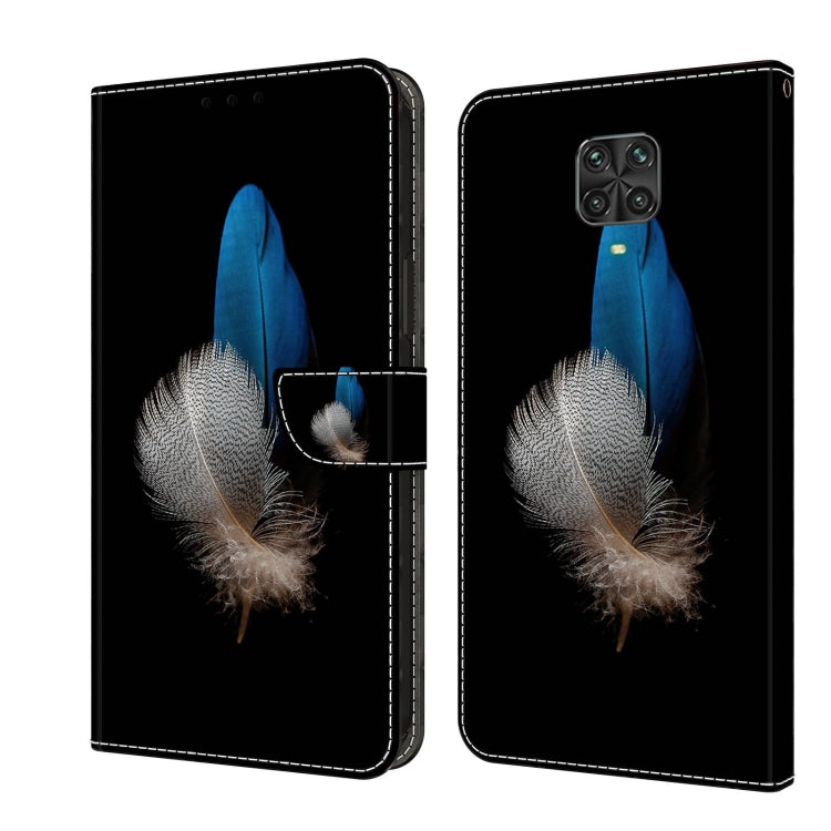 Crystal 3D Shockproof Protective Leather Phone Case, For Xiaomi Redmi Note 9 Pro