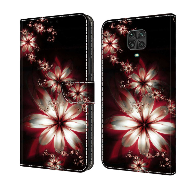 Crystal 3D Shockproof Protective Leather Phone Case, For Xiaomi Redmi Note 9 Pro