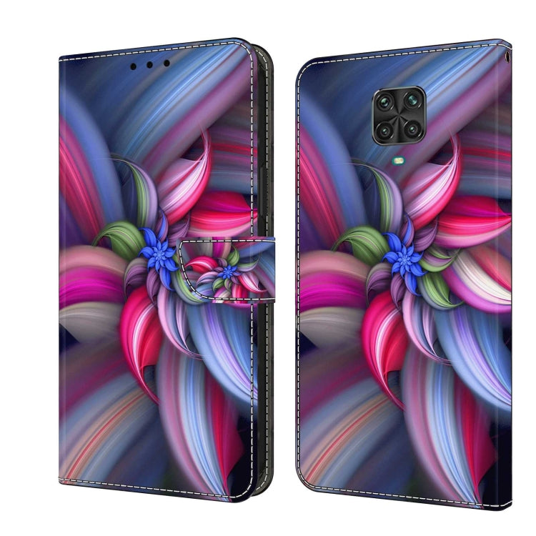 Crystal 3D Shockproof Protective Leather Phone Case, For Xiaomi Redmi Note 9 Pro