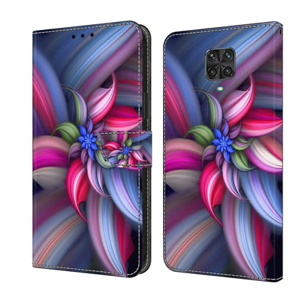 Crystal 3D Shockproof Protective Leather Phone Case, For Xiaomi Redmi Note 9 Pro