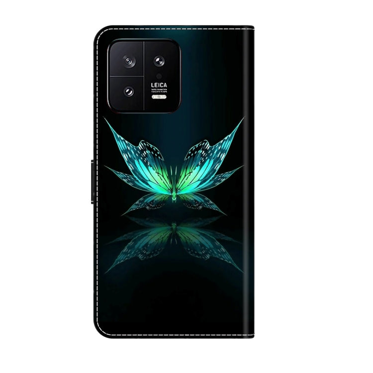 Crystal 3D Shockproof Protective Leather Phone Case, For Xiaomi 13