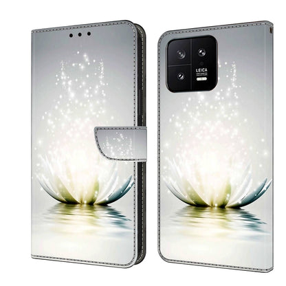 Crystal 3D Shockproof Protective Leather Phone Case, For Xiaomi 13