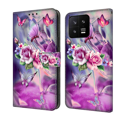 Crystal 3D Shockproof Protective Leather Phone Case, For Xiaomi 13