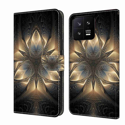 Crystal 3D Shockproof Protective Leather Phone Case, For Xiaomi 13